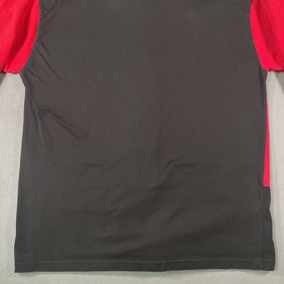 Richard Simmons Vtg Jacket Womens 18W Black Red Blue White Knit Full Zip Pocket - Picture 11 of 12